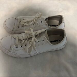 Converse Leather White Sneakers